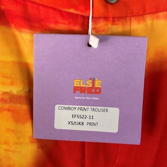 Elsie and Fred Rawhide Bootcut Cowboy Print Trouser - Picture 4 of 6